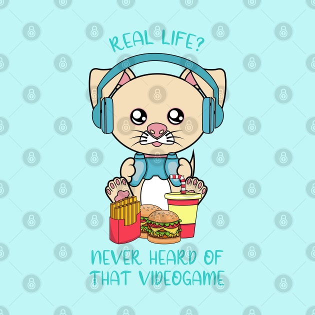 Real life, i am a gamer by JS ARTE