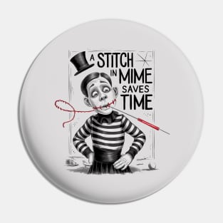 A stitch in mime... Pin