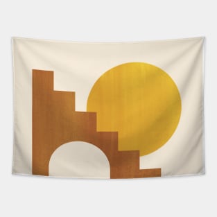 Mid-century modern Abstract Desert Tapestry