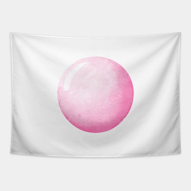 Pink bubble Tapestry by shoko