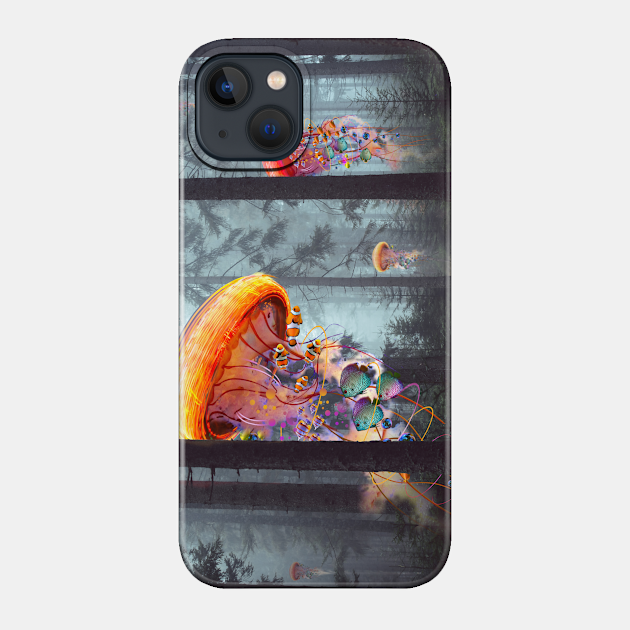 Forest of the Jellyfish Worlds - Fantasy - Phone Case