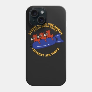 515th  BS - 376th BG - 15th AF w Txt Phone Case