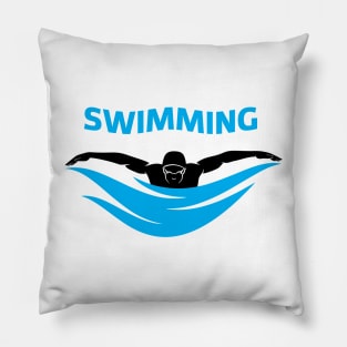 Swimming fan coach instructor lover gift for swimmer Pillow