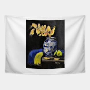 Blue And Gold Tapestry