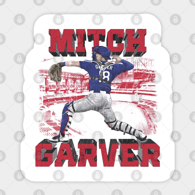 Garver Texas Block - Baseball - Sticker | TeePublic