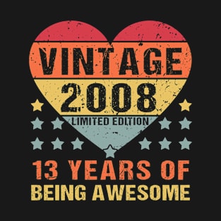 Vintage 2008 Limited Edition 13 Year Old T-Shirt