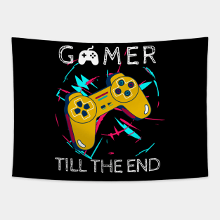 Gamer Till The End Tapestry