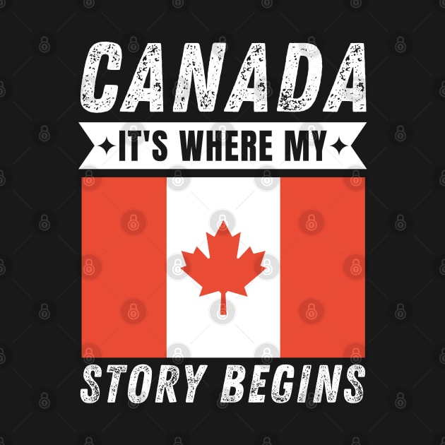 Canada It's Where My Story Begins by footballomatic