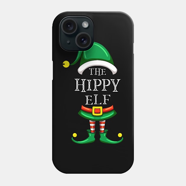 The Hippy Elf Matching Family Christmas Pajama Phone Case by Maica