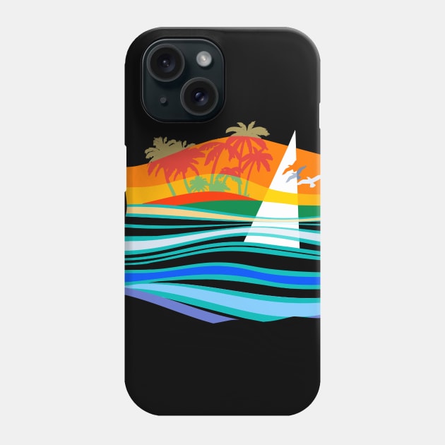 Wish You Were Here Phone Case by Sailfaster Designs