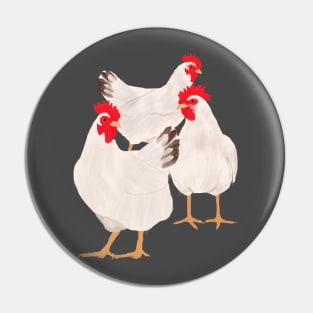 Chicken Illustration Pin