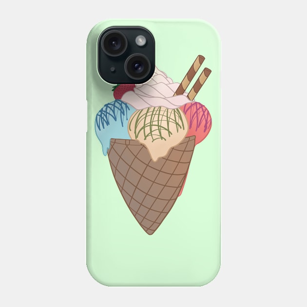 Ice Cream Phone Case by Gratsvetic17