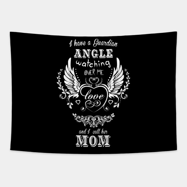 I have a guardian angel watching over me and i call her mom Tapestry by vnsharetech