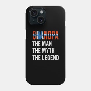 Grand Father Norwegian Grandpa The Man The Myth The Legend - Gift for Norwegian Dad With Roots From  Norway Phone Case