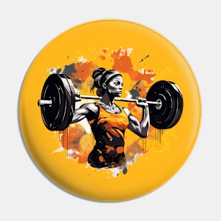 beautiful black athlete woman Pin