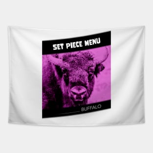 SPM Buffalo Bison Pink Tapestry