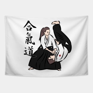 Aikido Kotegaeshi, the Technique in colour edition for Aikido Tapestry