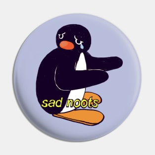 sad noot penguin meme / pingu Pin