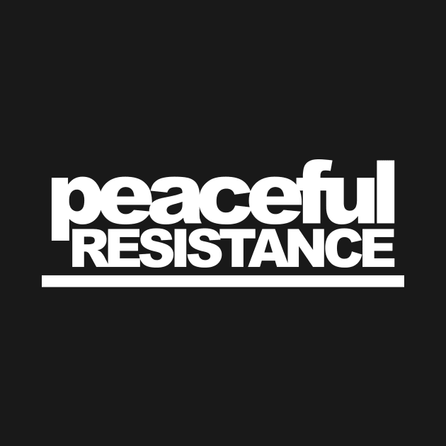 Peaceful Resistance Black Lives Matter TShirt TeePublic