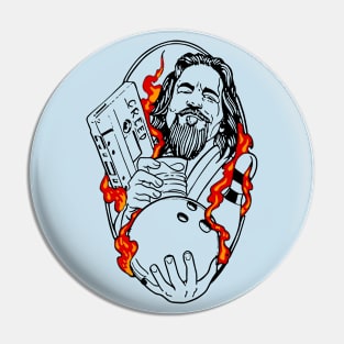 The Dude art mode transparant Pin