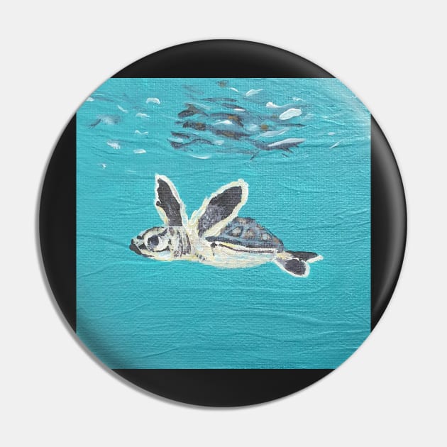 swim baby turtle Pin by JulieWestmore