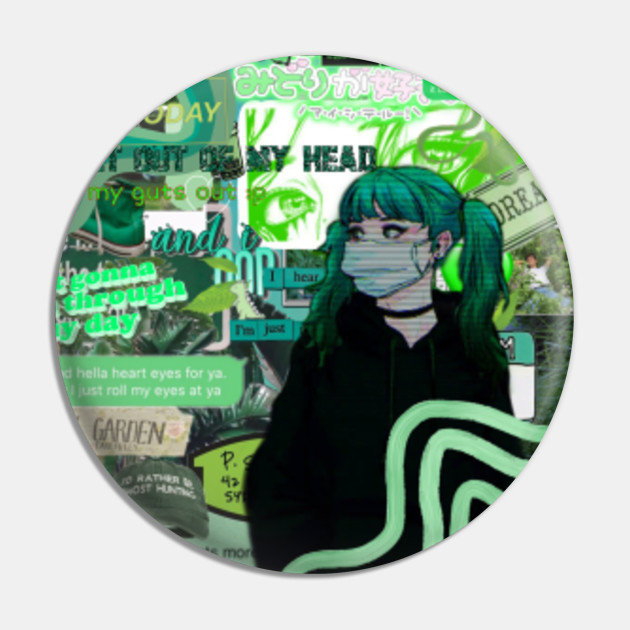 Anime Tumblr Vaporwave Aesthetic Anime Aesthetic Pin Teepublic