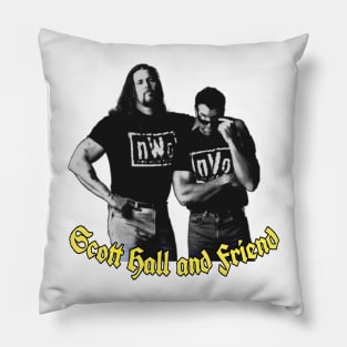 scott hall and friend style Pillow