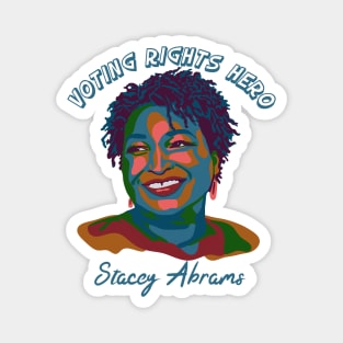 Voting Rights Hero - Stacey Abrams Magnet