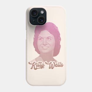 Kitty Wells Vintage Style Country Music Legend Phone Case