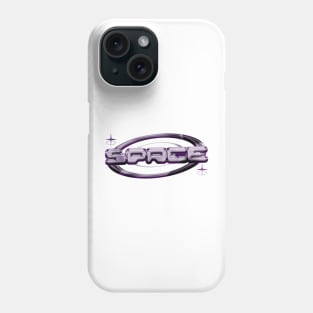 Y2K Streetwear Logo Spsce Purple Phone Case