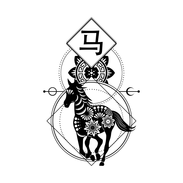 Chinese, Zodiac, Horse, Astrology, Star sign by Strohalm