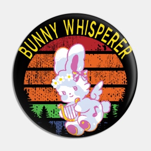 bunny whisperer baby bunny lover Pin