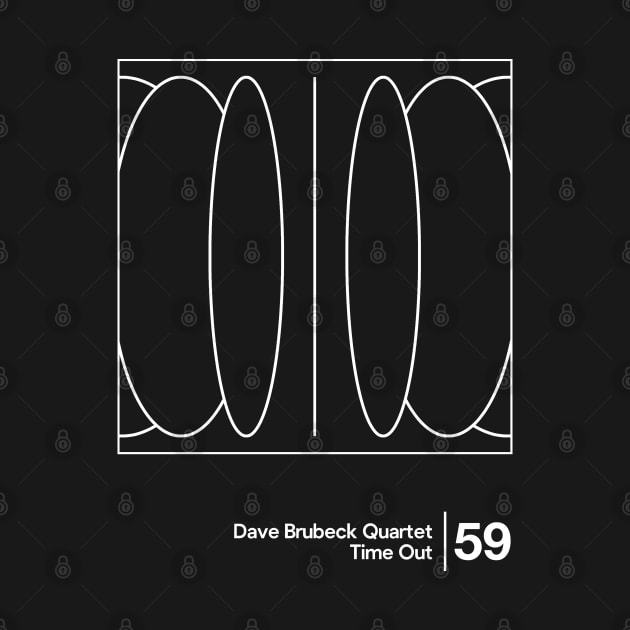 Dave Brubeck Quartet - Minimalist Graphic Design Artwork by saudade