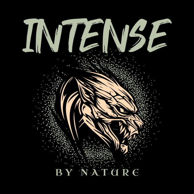 Intense By Nature Quote Motivational Inspirational by Cubebox