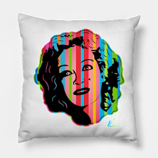 Baby Jane | Dark | Pop Art by William Cuccio Pillow