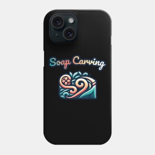 Soap Carving Flowers Colorful Phone Case