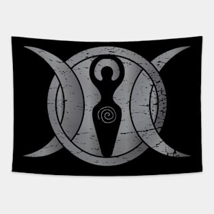 Triple Moon Goddess Tapestry