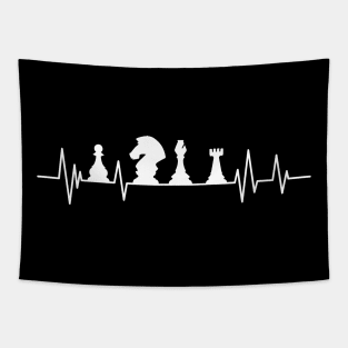 Chess Board Heartbeat chess player Heartbeat Tapestry