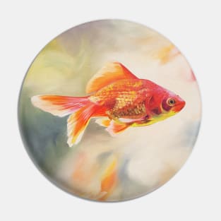 Goldfish painting Pin