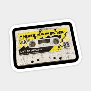 Cassette Tape Retro Vintage NKOTB Magnet