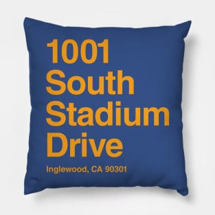 Los Angeles Rams Football Stadium Pillow