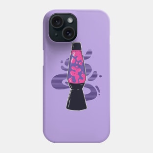 Groovy Glow: Let This Lava Lamp Light Up Your World with Neon Colors! Phone Case