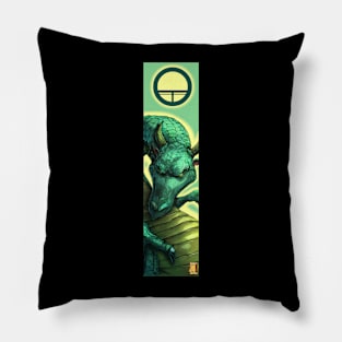 green dragon Pillow