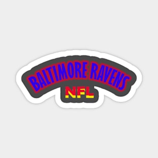 BALTIMORE RAVENS CLUB NFL T SHIRT Magnet