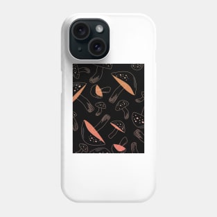 Poisonous mushrooms, fly agarics Phone Case