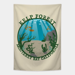 Kelp Forest - Monterey Bay California Tapestry