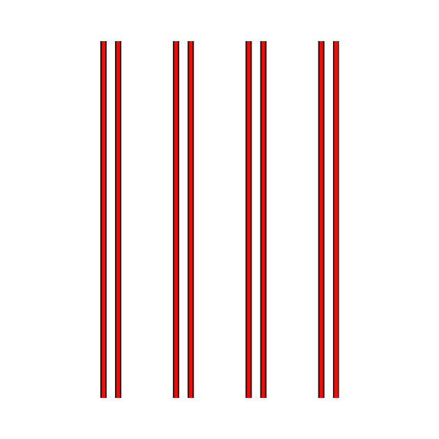 Sunderland 1982 Retro Home Red White pinstripes by Culture-Factory