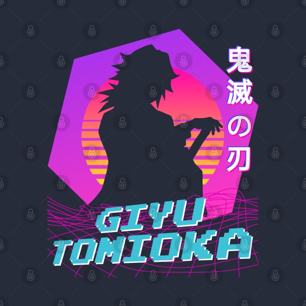 Giyu Tomioka - Vaporwave by The Artz