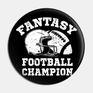 Fantasy Football Champ Pin