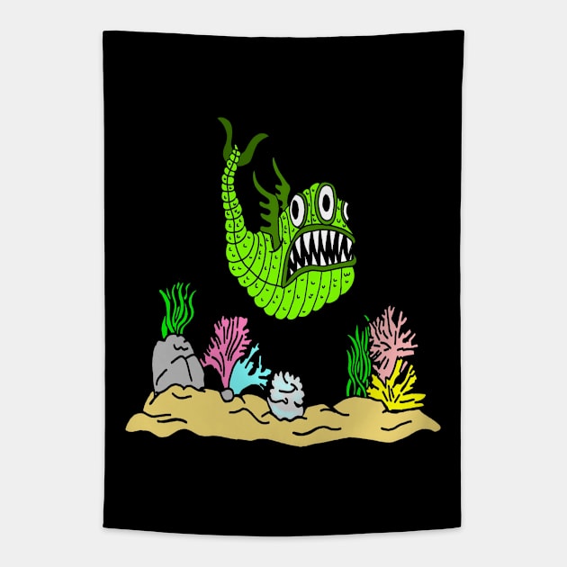 Mutant Fish Tapestry by imphavok